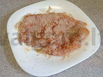 Aštrūs vištienos krūtinėlės kepsniai su kuskusu Žingsnis 5