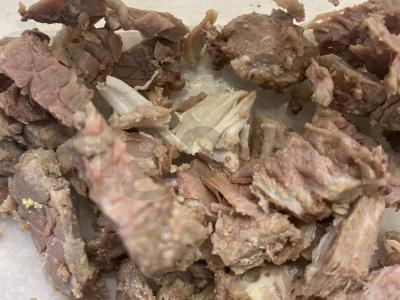 Žieminis pyragas su bulvių, jautienos ir sūrio įdaru Žingsnis 3