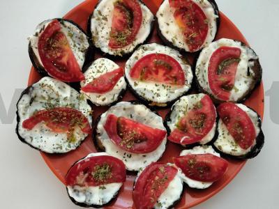 Sultingi baklažanai su pomidorais ir česnako padažu Žingsnis 9