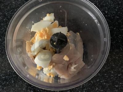 Sumuštiniai su silke, varškės sūriu ir kiaušiniu Žingsnis 2