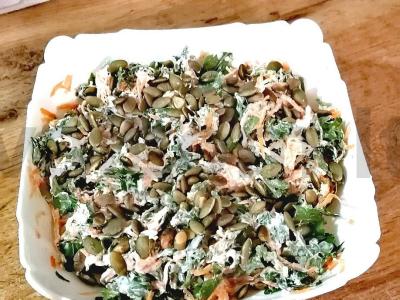 Salotos su rukola ir moliūgų sėklomis Žingsnis 4