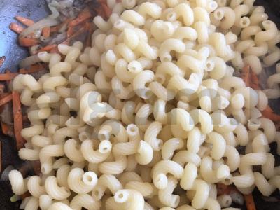 Makaronai-spiralės su pievagrybiais Žingsnis 7