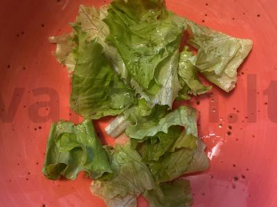 Cezario salotos su granatais Žingsnis 1