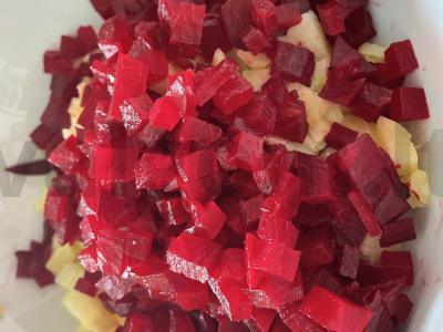 Vinegretas su pupelėmis ir žirniais Žingsnis 2