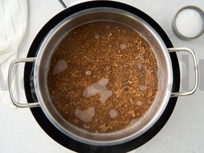 Grikių košė su kiauliena Žingsnis 1