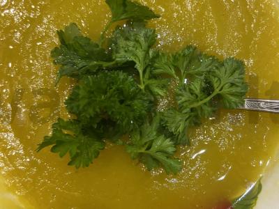 Moliūgų tyrė su rukola ir petražolėmis „Natūralus“ Žingsnis 5