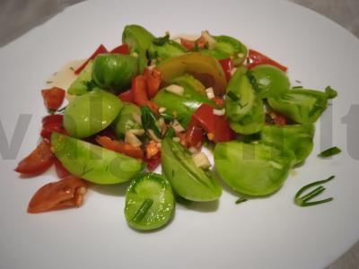 Marinuoti žali pomidorai su obuolių actu pagrindine nuotrauka