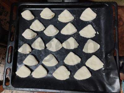 Varškės sausainiai su migdolais Žingsnis 7