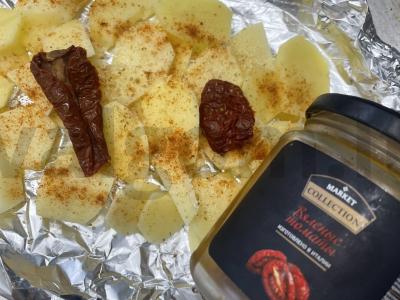 Bulvių apkepas su sūriu „Mendelson“ Žingsnis 4