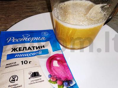 Želė „Apelsinų žiedas“ Žingsnis 2