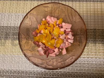 Skrebučiai „Grenadieriai“ su dešra, pomidoru ir česnaku padažu Žingsnis 3