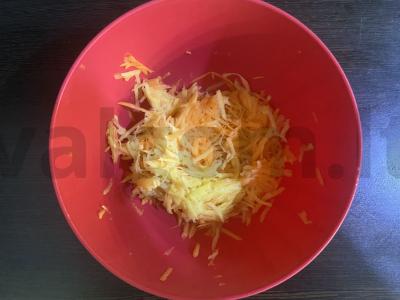 Vaikų bulviniai blynai su batatais ir sūriu Žingsnis 2