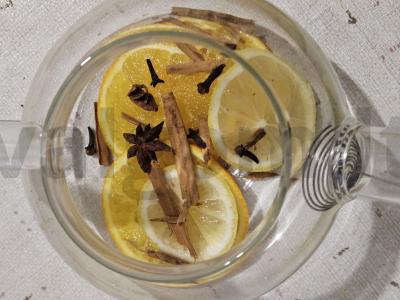 Kvapnus citrusinis arbata su prieskoniais Žingsnis 3