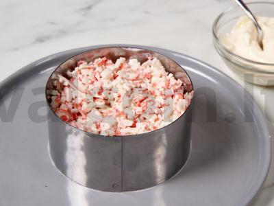 Krabų lazdelės po šubos Žingsnis 5