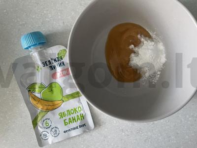 Keksiukai „Fruity“ Žingsnis 1