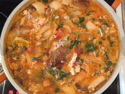 Aštrus „Kimchi“ sriuba pagrindine nuotrauka