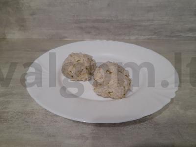 Vištienos faršo ežiukai su žolelėmis garuose Žingsnis 9