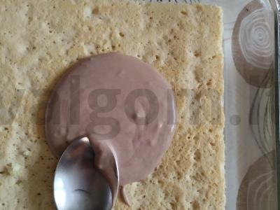 Namų sausainių tortas su šokoladiniu kremu ir riešutais Žingsnis 5