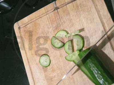 Daržovių salotas su chia sėklomis Žingsnis 1