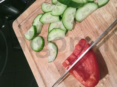 Daržovių salotas su chia sėklomis Žingsnis 2