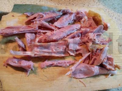 Sriuba su rūkytomis kalakutienos ir lydytu sūriu Žingsnis 4