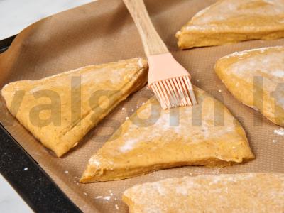 Moliūgų sausainiai su pieno glajumi Žingsnis 5