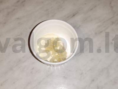 Užkandis „Baklažanų ritinėliai su baziliku“ Žingsnis 3