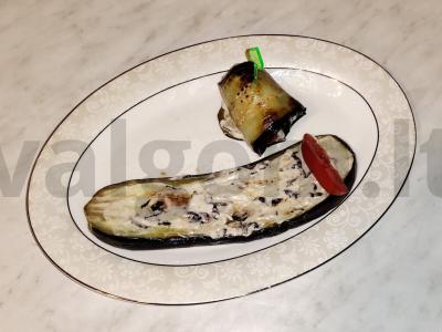 Užkandis „Baklažanų ritinėliai su baziliku“ Žingsnis 5