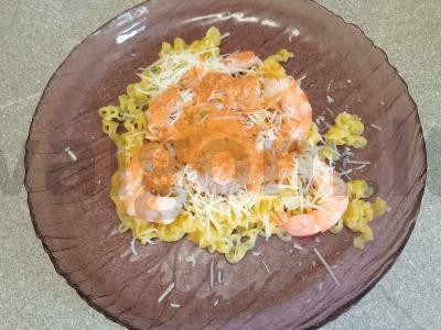 Azijietiški greito paruošimo makaronai su krevetėmis Žingsnis 7