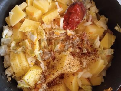 Daržovių troškinys su mėsa Žingsnis 8