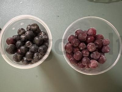 Kompotas „Šermukšnių asorti“ su slyvų džemu Žingsnis 1