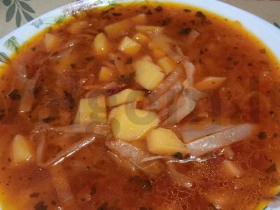 Vegetariškas boršas su jalapeño Žingsnis 7