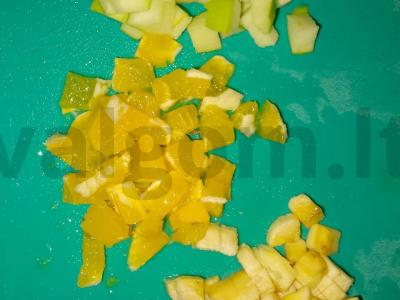 Vaisių salotos su jogurto padažu Žingsnis 2