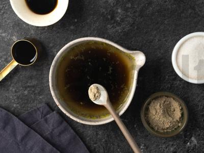 Jautiena su žaliaisiais pupelėmis ir paprika Žingsnis 4