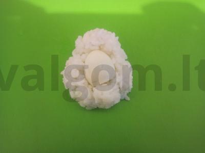 Ryžių onigiri su kiaušiniu ir sezamu Žingsnis 6