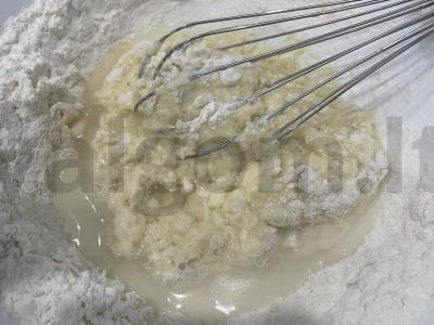 Blynai su varške ir braškių džemu Žingsnis 4