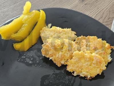 Krabų lazdelėmis kotletai su džiūvėsėliais pagrindine nuotrauka