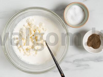 Krevetėmis sluoksniuota užkanda Žingsnis 5