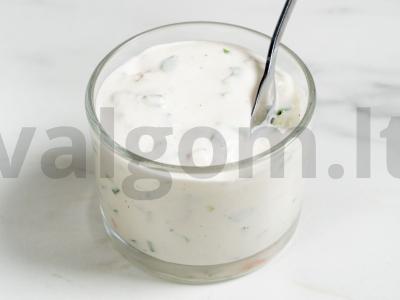 Krevetėmis sluoksniuota užkanda Žingsnis 6