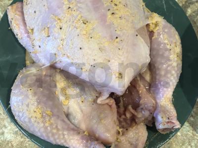 Sultinga vištiena orkaitėje su bulvėmis Žingsnis 1