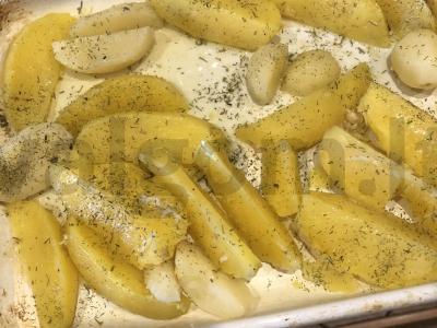 Sultinga vištiena orkaitėje su bulvėmis Žingsnis 4