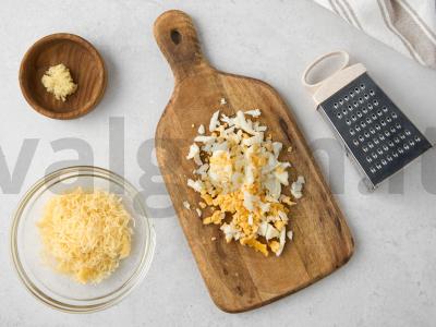 Baklažanų ritinėliai su sūriu Žingsnis 3