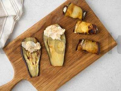 Baklažanų ritinėliai su sūriu Žingsnis 7