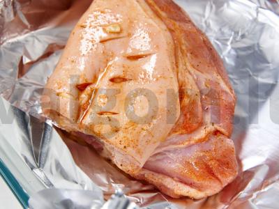 Kepta šoninė folijoje Žingsnis 2