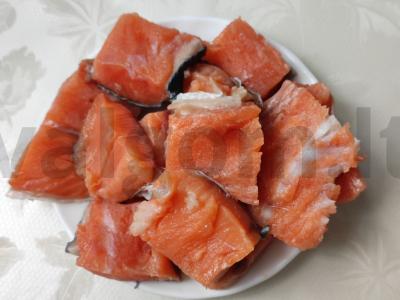 Lašišų žuvienė su manų kruopomis Žingsnis 2