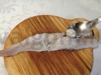 Menkių filė tešloje Žingsnis 1