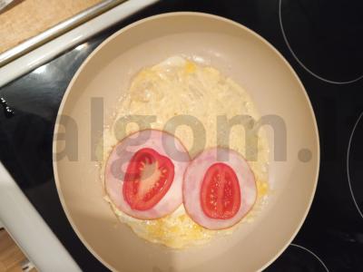 Kiaušinių blynai ant ryžių popieriaus su įdaru Žingsnis 8