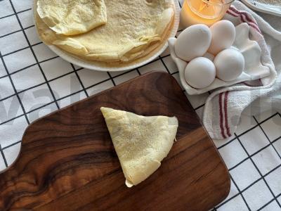 Kepti blynai su mėsa Žingsnis 11