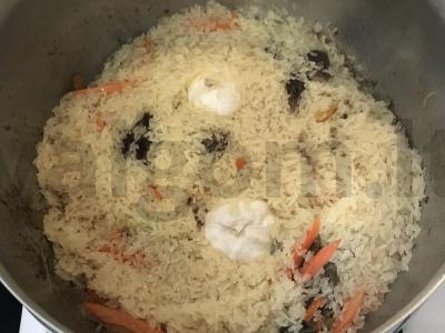 Plovas iš garinto ryžių su jautiena Žingsnis 3