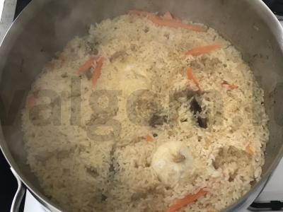 Plovas iš garinto ryžių su jautiena Žingsnis 5